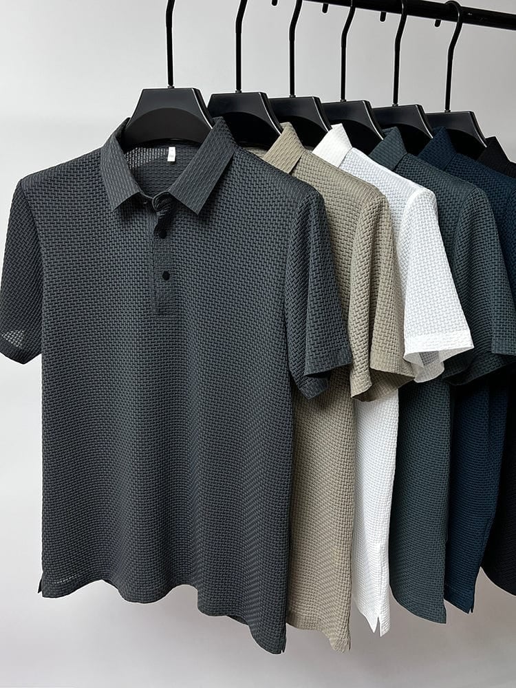 -50 % · OFFRE LIMITÉE · Orion™ · Polo premium en soie glacée pour homme