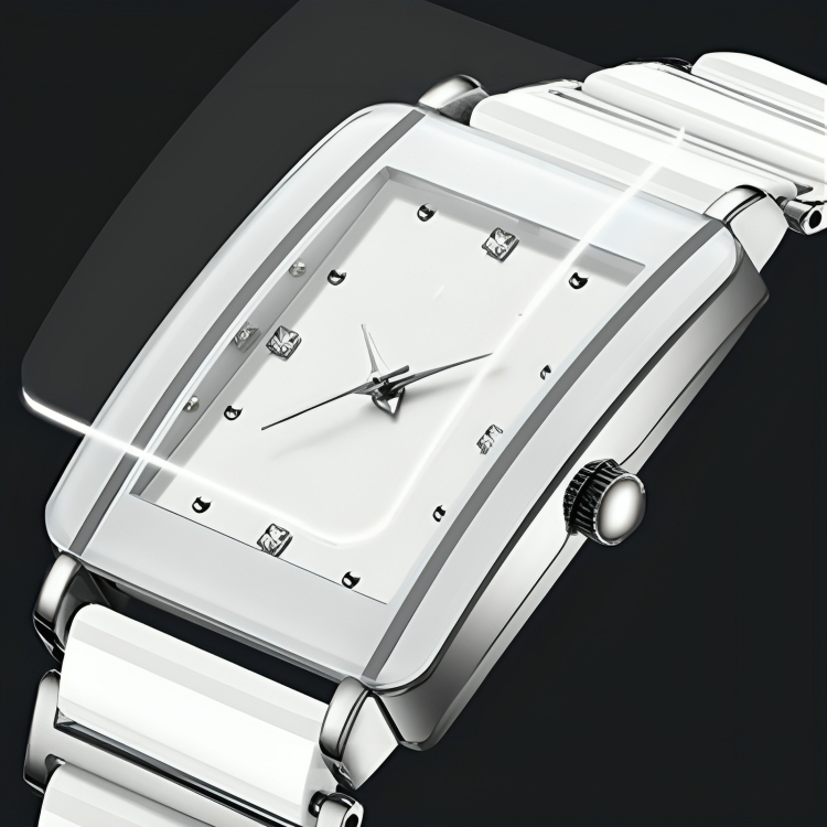 50 % DE REMISE TEMPORAIRE | ChronoLux™ | Montre de luxe carrée