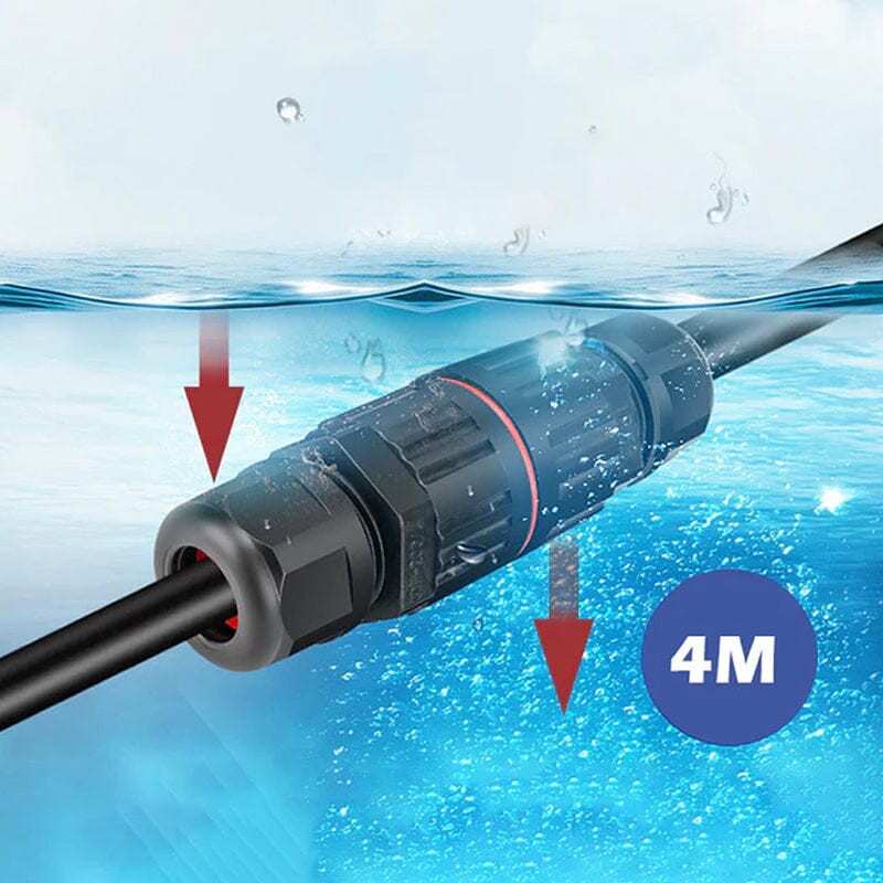 1+1 OFFERT · AUJOURD'HUI · AquaShield™ · Câblage électrique extérieur étanche