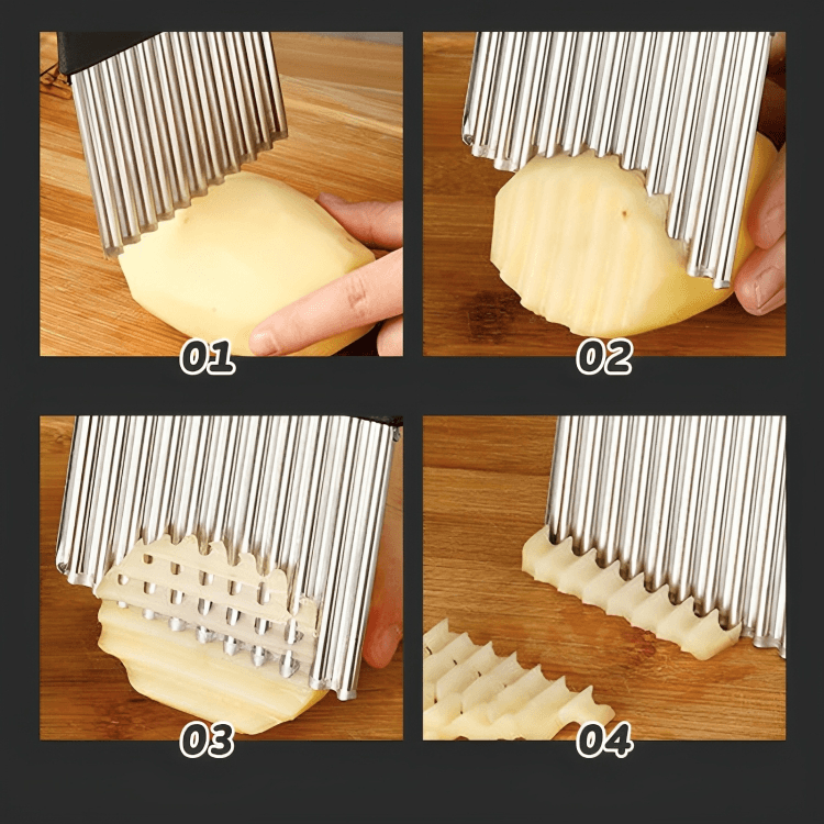 1 + 1 GRATIS HEUTE | RippleSlice™ | Wellen Kartoffel Messer - MODLIA