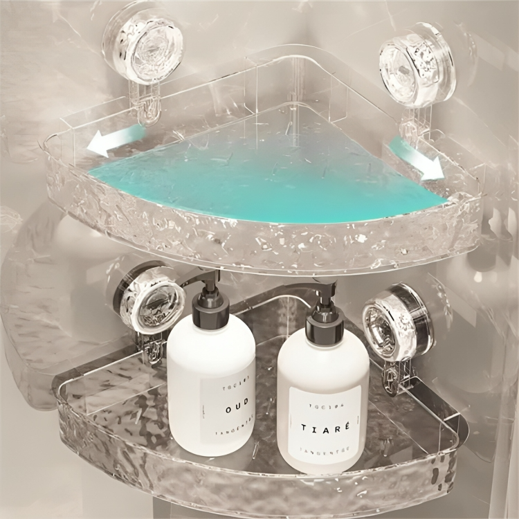 50 % DE RABAIS TEMPORAIRE | LuxeShelf™ | Organisateur de douche à ventouse luxueux