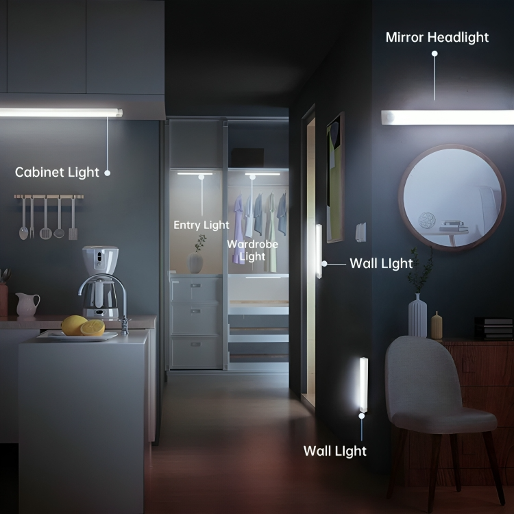 1 + 1 GRATUIT AUJOURD'HUI | MotionGlow™ | Lampe de nuit LED sans fil avec détecteur de mouvement