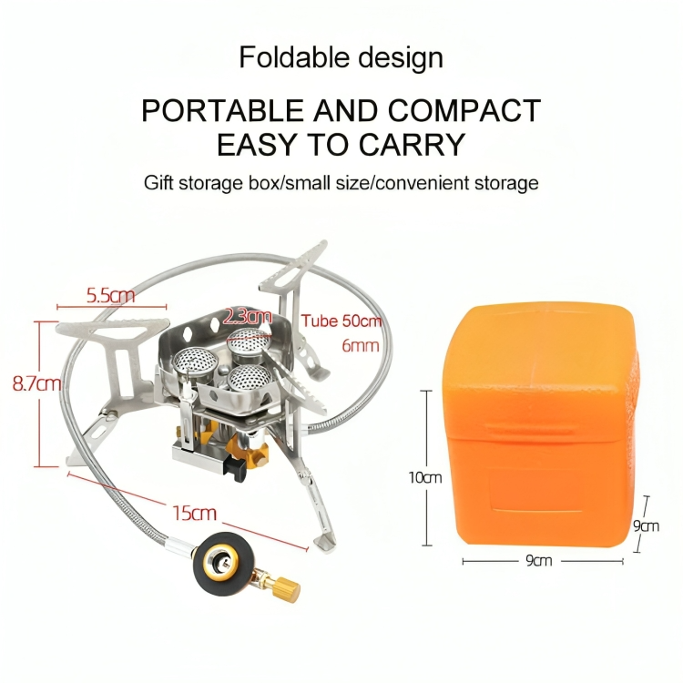 50 % DE REMISE TEMPORAIRE | PortaStove™ | Réchaud à gaz de camping résistant au vent