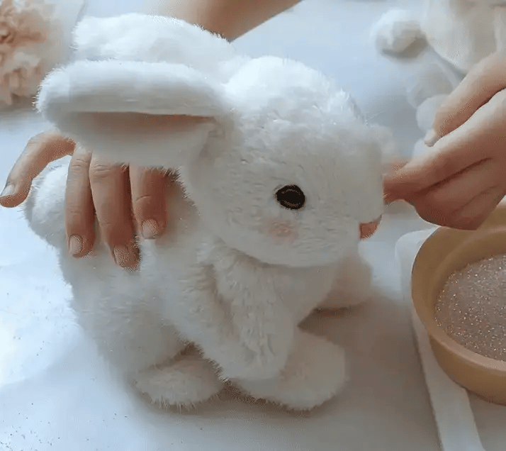 -50 % · OFFRE LIMITÉE · BunnyBot™ · Un compagnon tout doux qui prend vie !