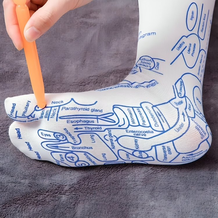 50 % DE REMISE TEMPORAIRE | TheraSocks™ | Chaussettes de massage réflexologique