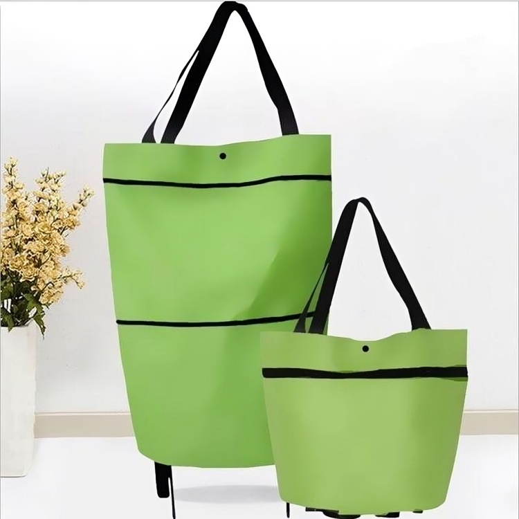 50 % DE REMISE TEMPORAIRE | TrolleyTote™ | Sac de courses pliable avec roues