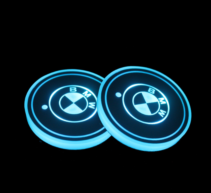 1+1 OFFERT · AUJOURD'HUI · LumiCoasters™ · Porte-gobelets lumineux pour voiture