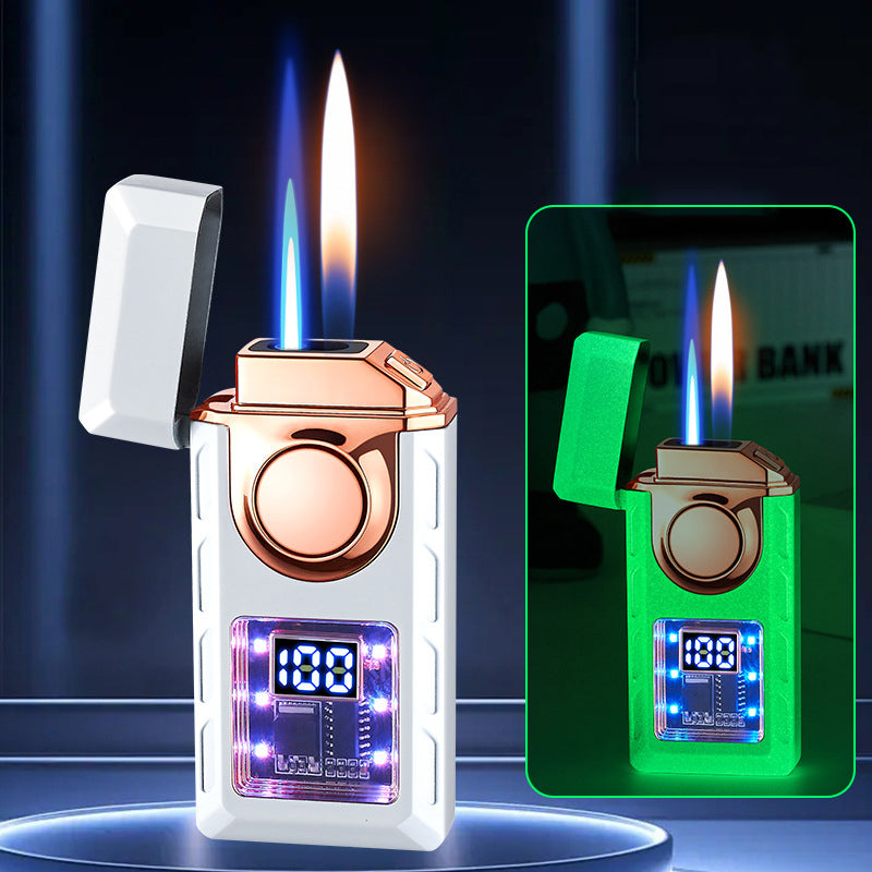 50 % DE REMISE TEMPORAIRE | FlameFusion™ | Briquet à double flamme LED
