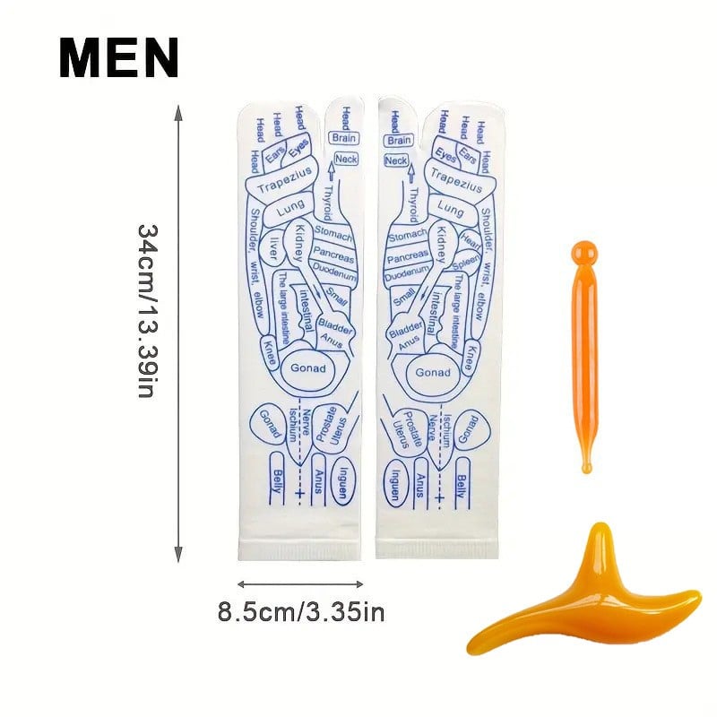 50 % DE REMISE TEMPORAIRE | TheraSocks™ | Chaussettes de massage réflexologique