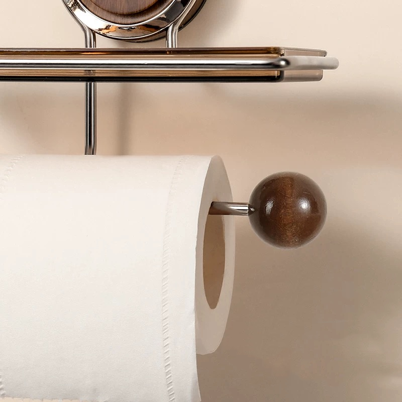 50% DE RABAIS TEMPORAIRE | StickNRoll™ | Porte-papier toilette à ventouse sans perçage