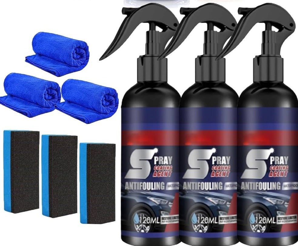 1+1 OFFERT · AUJOURD'HUI · ShineArmor™ · 3-en-1 Spray Revêtement Voiture