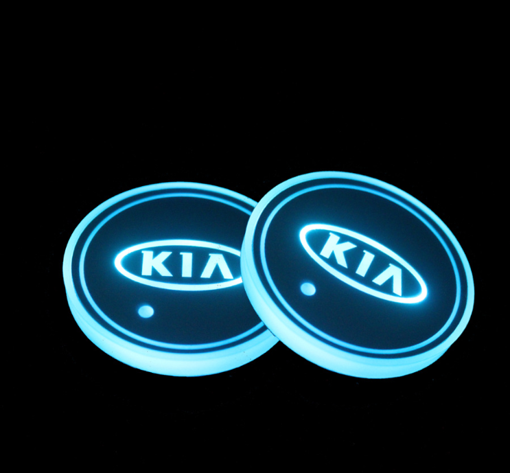 1+1 OFFERT · AUJOURD'HUI · LumiCoasters™ · Porte-gobelets lumineux pour voiture