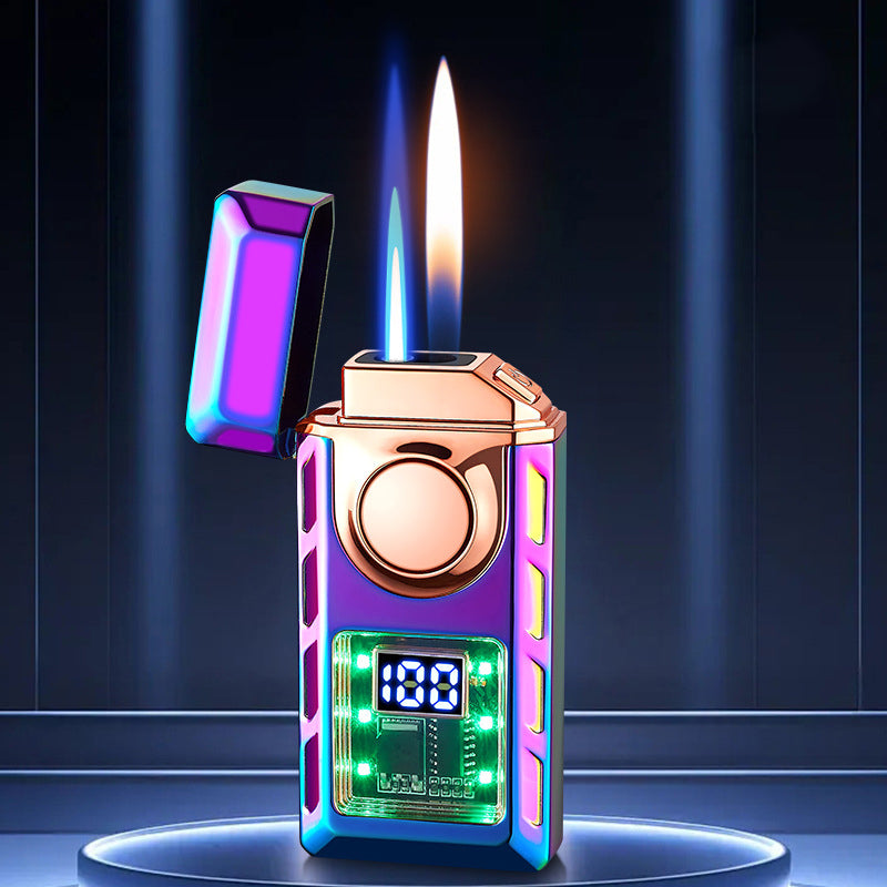 50 % DE REMISE TEMPORAIRE | FlameFusion™ | Briquet à double flamme LED
