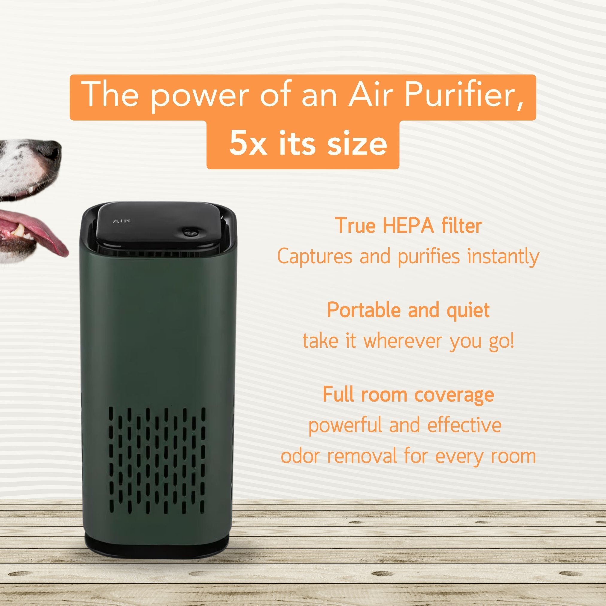 50% DE REMISE TEMPORAIRE | FreshBreeze™ | Mini purificateur d'air