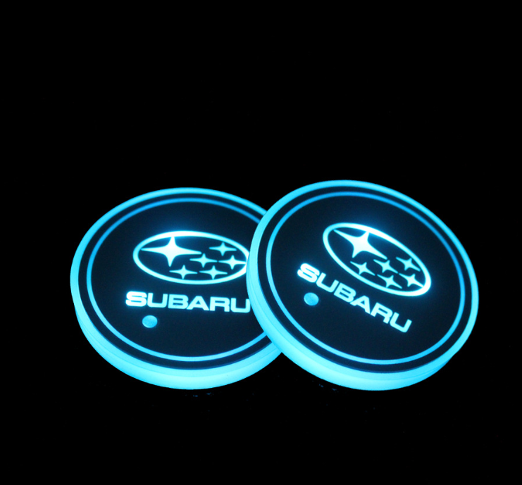 1+1 OFFERT · AUJOURD'HUI · LumiCoasters™ · Porte-gobelets lumineux pour voiture