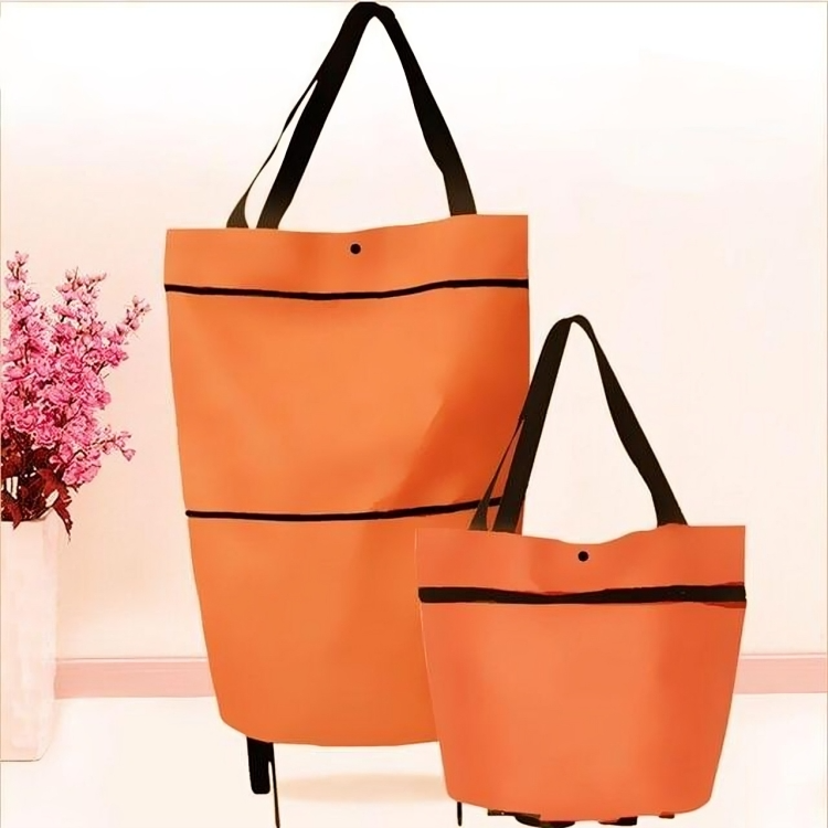 50 % DE REMISE TEMPORAIRE | TrolleyTote™ | Sac de courses pliable avec roues