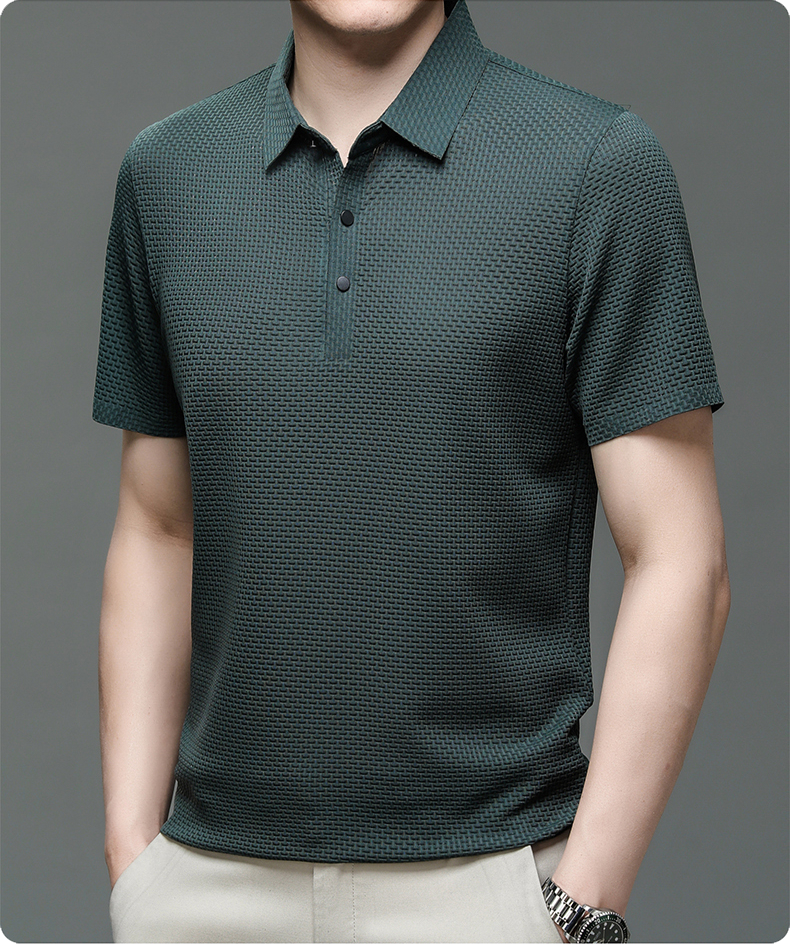 -50 % · OFFRE LIMITÉE · Orion™ · Polo premium en soie glacée pour homme
