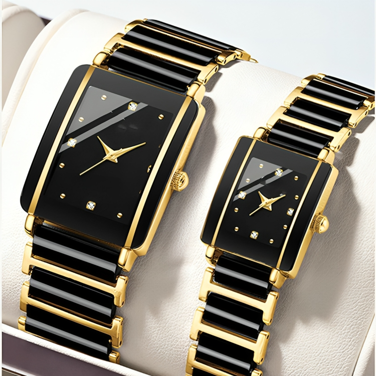 50 % DE REMISE TEMPORAIRE | ChronoLux™ | Montre de luxe carrée