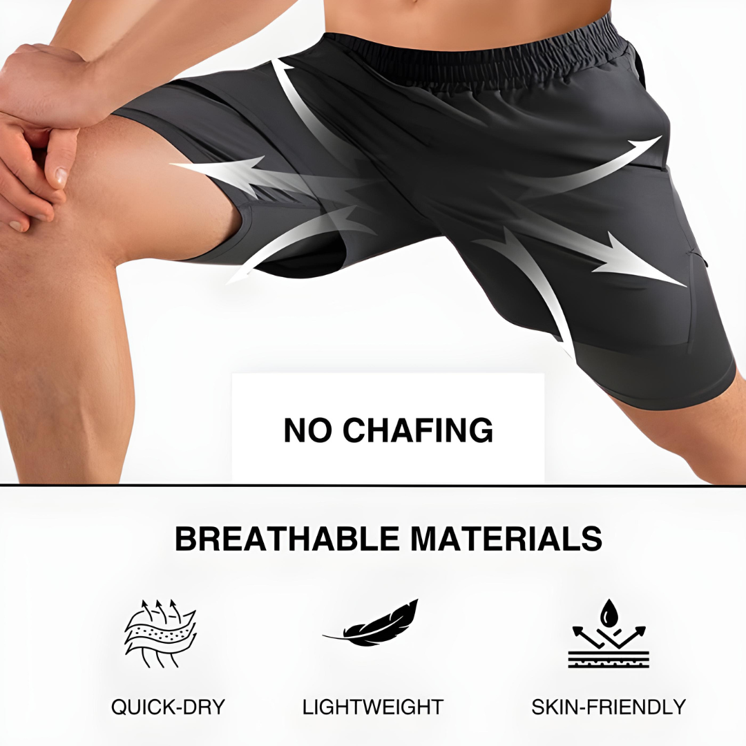 50% DE RABAIS TEMPORAIRE | EnduraFit™ | Shorts de course 2-en-1