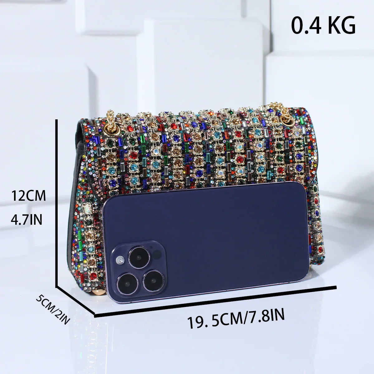 50% DE REMISE TEMPORAIRE | DazzleClutch™ | Pochette de soirée ornée de strass pour femmes