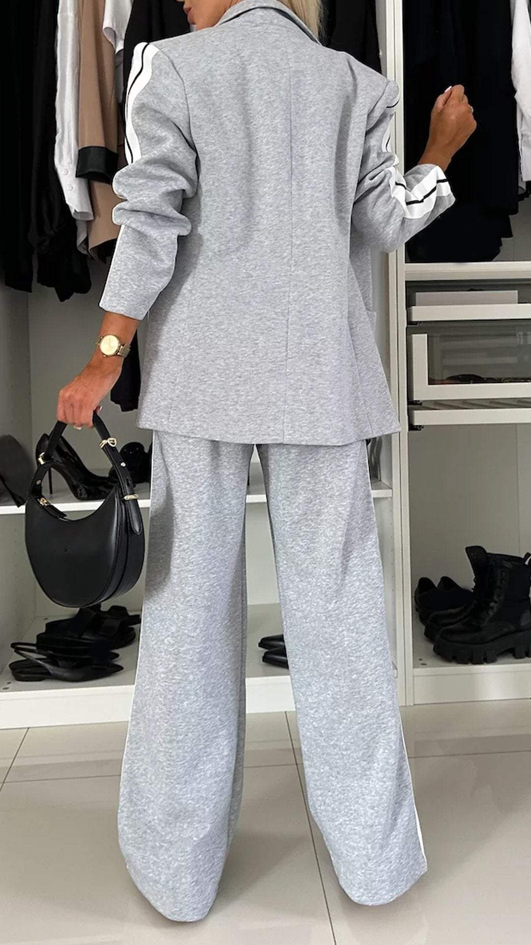 50% DE REMISE TEMPORAIRE | Lysandra™ | Ensemble blazer et pantalon stylé