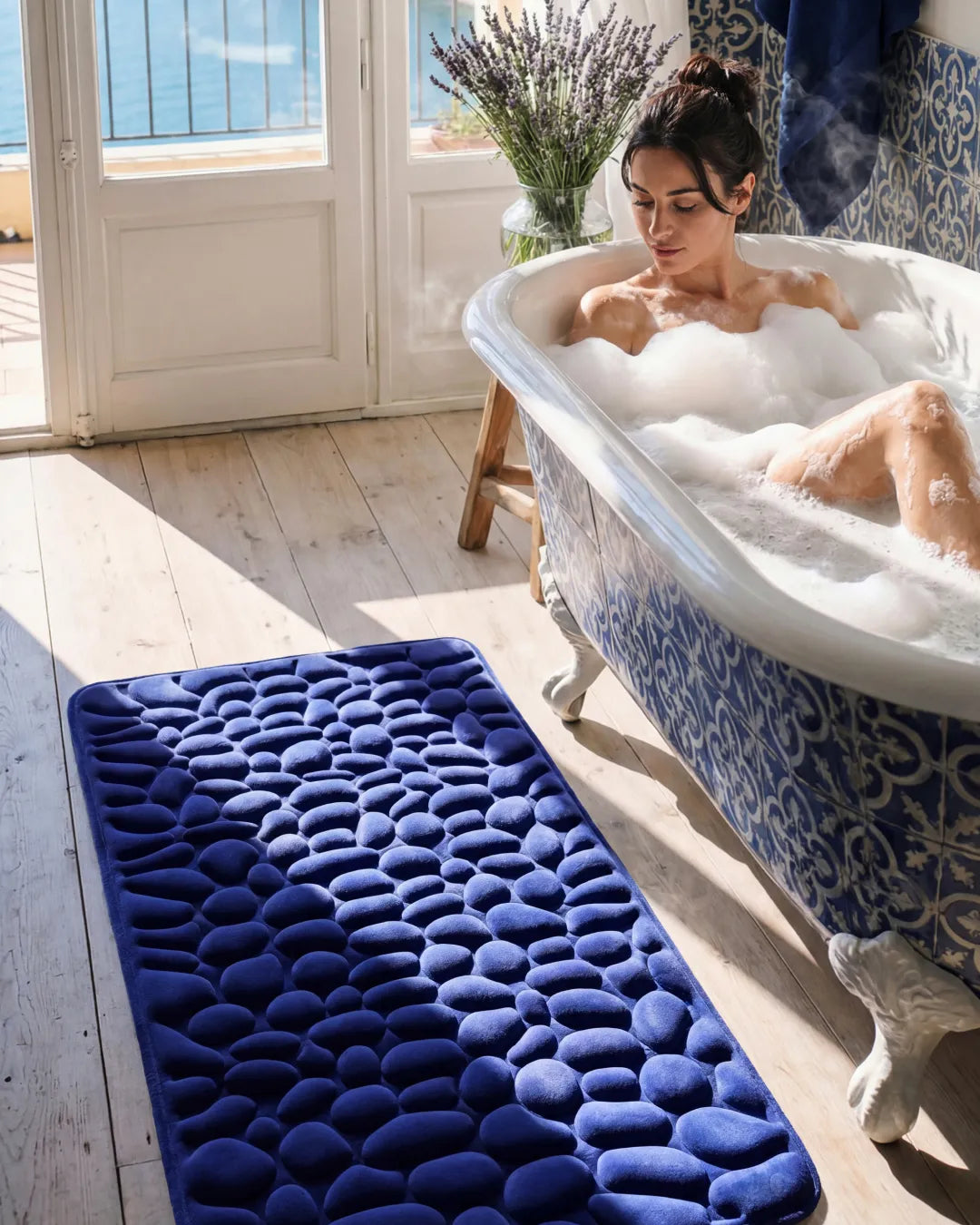 -50 % · OFFRE LIMITÉE · ZenDry™ · Tapis de bain