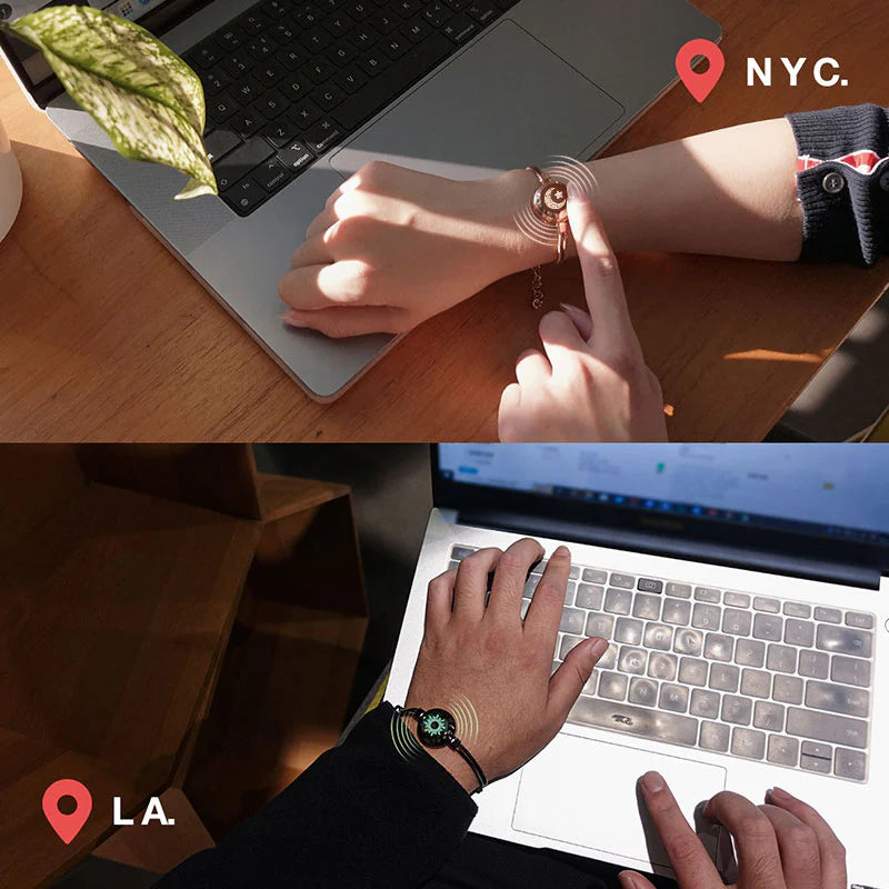 1 + 1 GRATUIT AUJOURD'HUI | LovePulse™ | Bracelets longue distance avec toucher intelligent