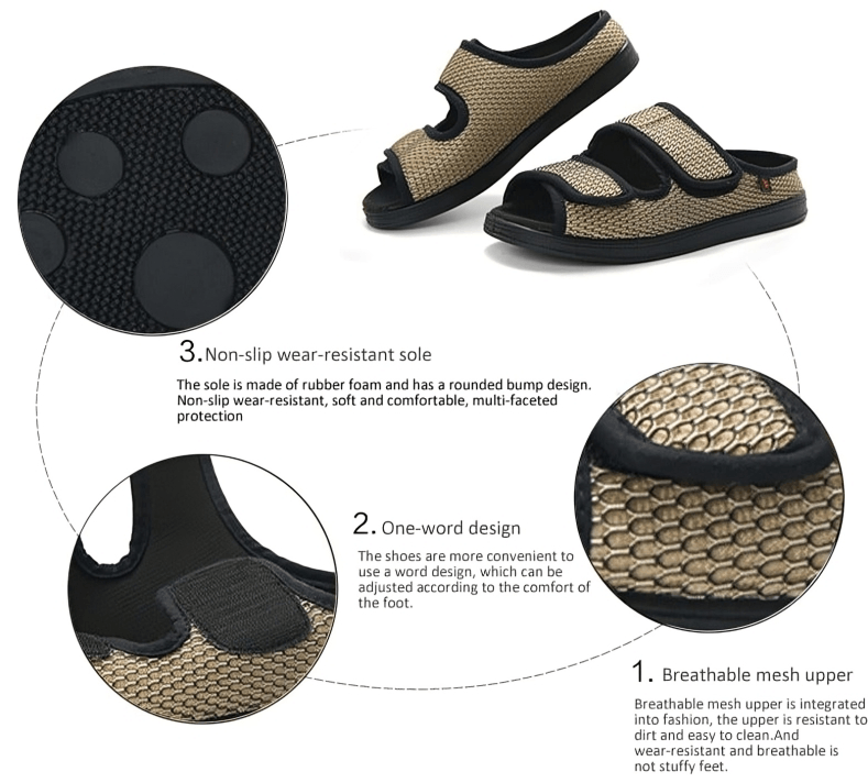 50% RABATT TEMPORÄR | ReliefSteps™ | Bequeme Slipper für geschwollene Füße - MODLIA