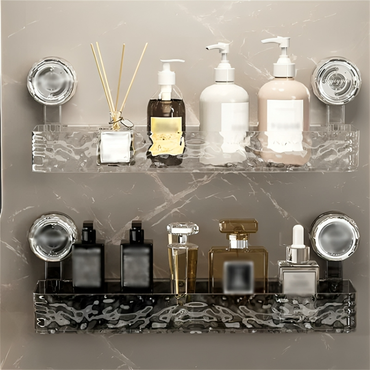 50 % DE RABAIS TEMPORAIRE | LuxeShelf™ | Organisateur de douche à ventouse luxueux
