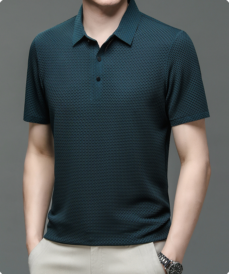 -50 % · OFFRE LIMITÉE · Orion™ · Polo premium en soie glacée pour homme