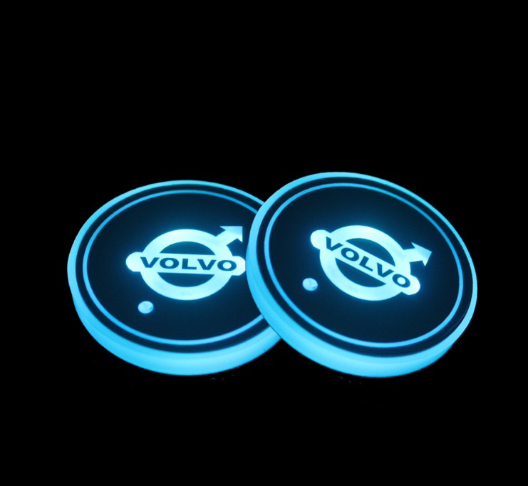 1+1 OFFERT · AUJOURD'HUI · LumiCoasters™ · Porte-gobelets lumineux pour voiture