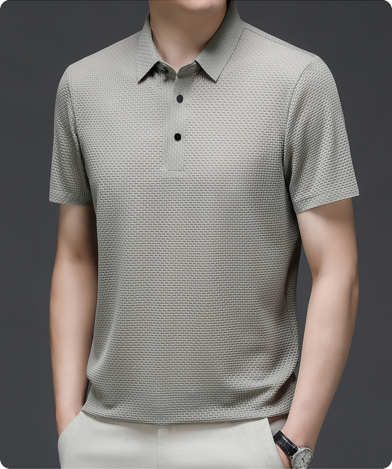 -50 % · OFFRE LIMITÉE · Orion™ · Polo premium en soie glacée pour homme