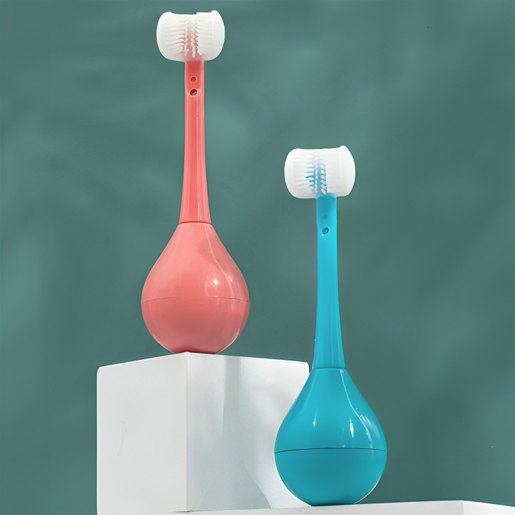 1 + 1 GRATUIT AUJOURD'HUI | BrushWiz™ | Brosse à dents à 3 côtés pour enfants