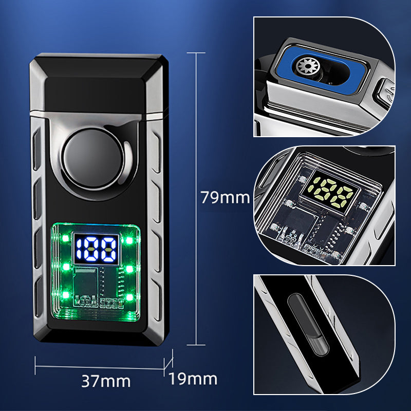 50 % DE REMISE TEMPORAIRE | FlameFusion™ | Briquet à double flamme LED
