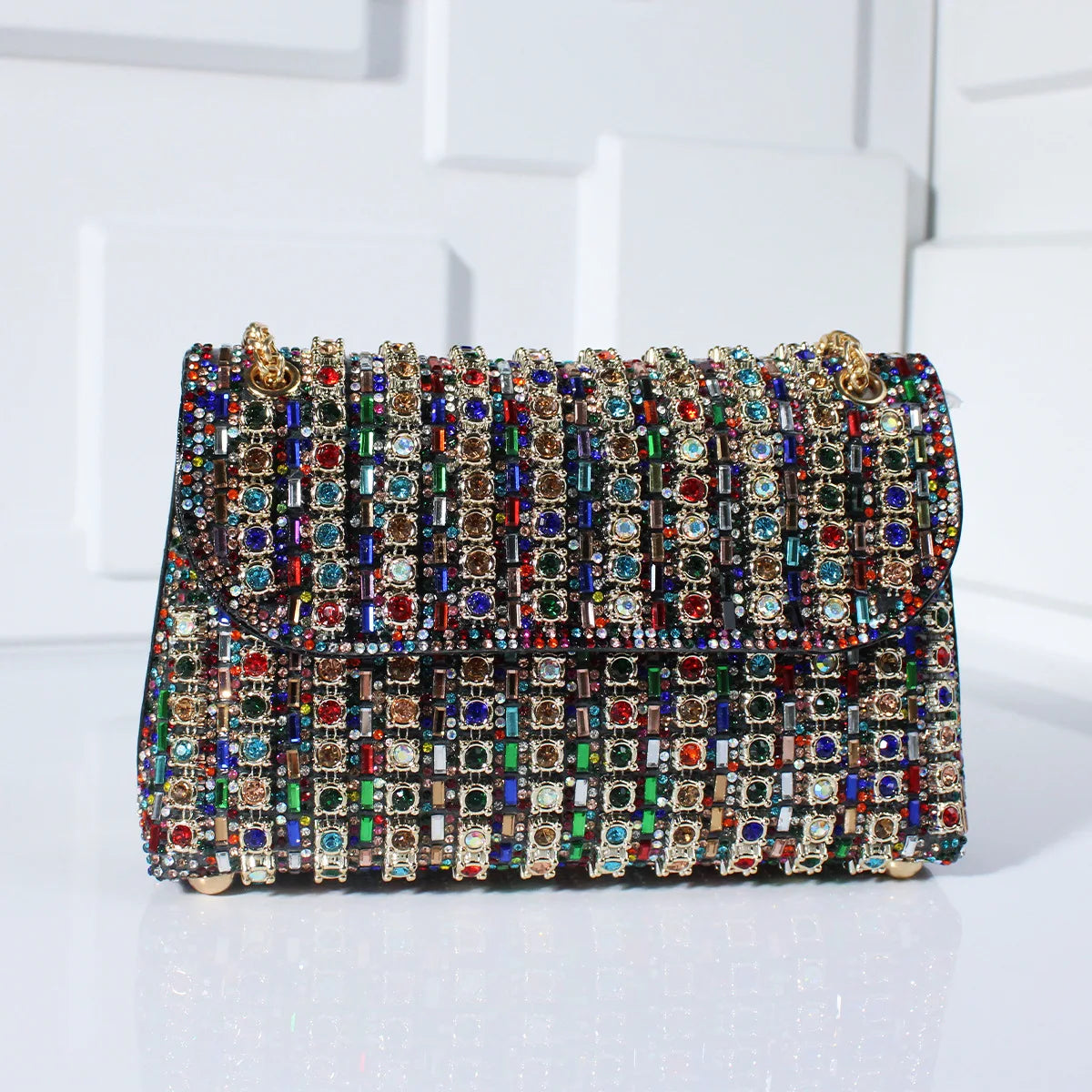 50% DE REMISE TEMPORAIRE | DazzleClutch™ | Pochette de soirée ornée de strass pour femmes
