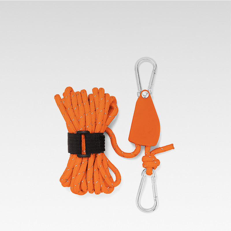1 + 1 GRATUIT AUJOURD'HUI | TentGrip™ | Corde haute résistance et poulie à déblocage rapide