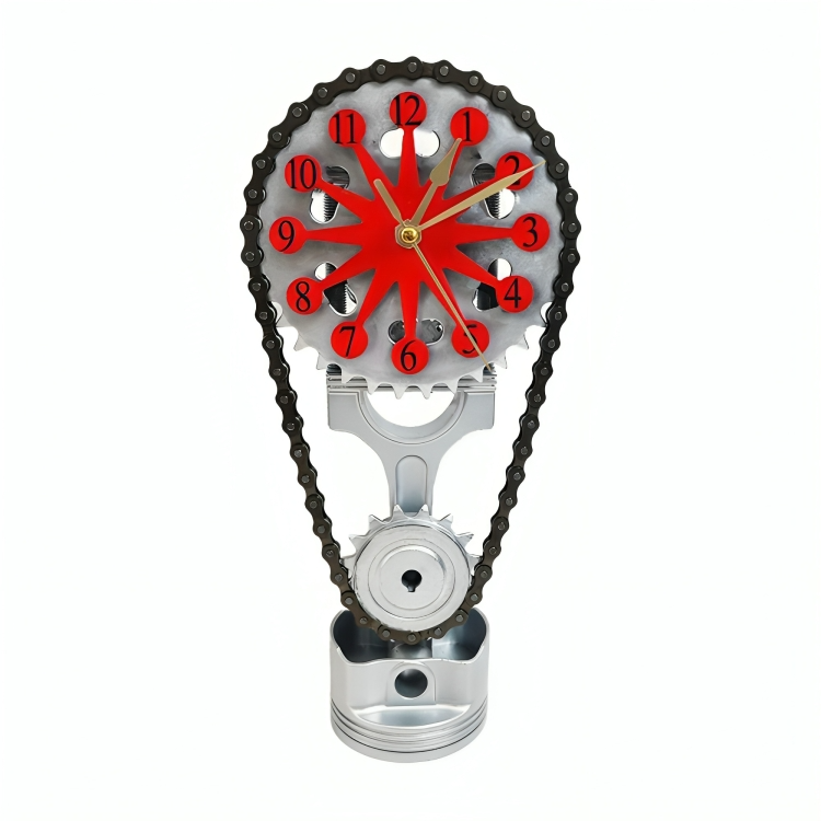 -50 % · OFFRE LIMITÉE · TimeForge™ · Horloge à engrenages métalliques rotatifs