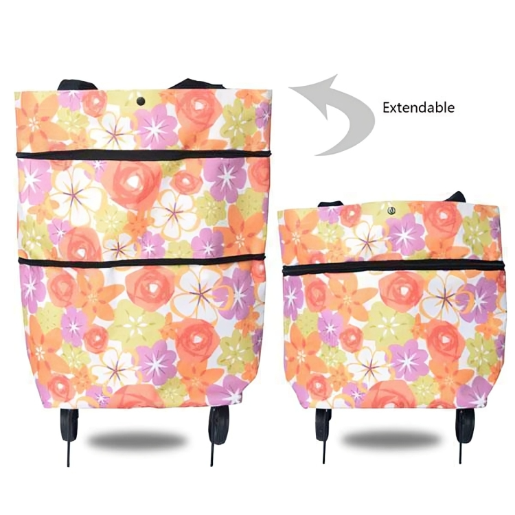 50 % DE REMISE TEMPORAIRE | TrolleyTote™ | Sac de courses pliable avec roues