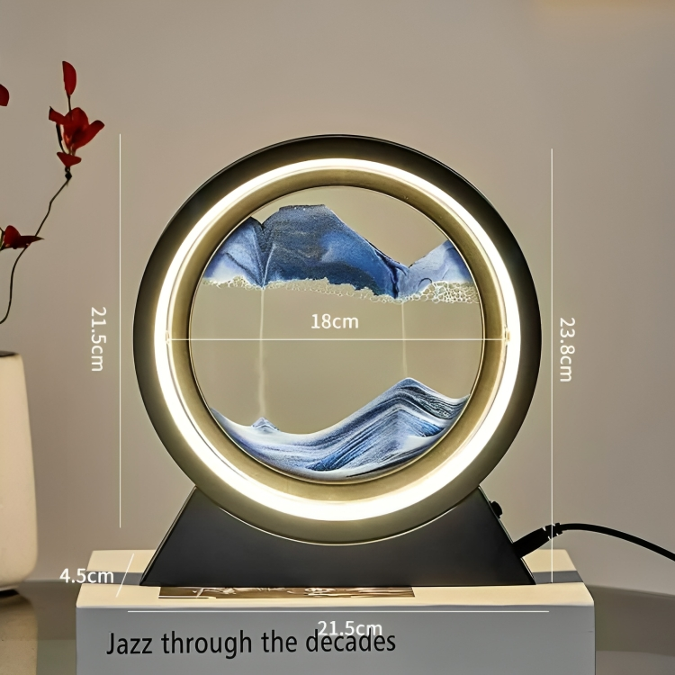 50 % DE REMISE TEMPORAIRE | SandAura™ | Lampe de table en sablier créatif en sable mouvant