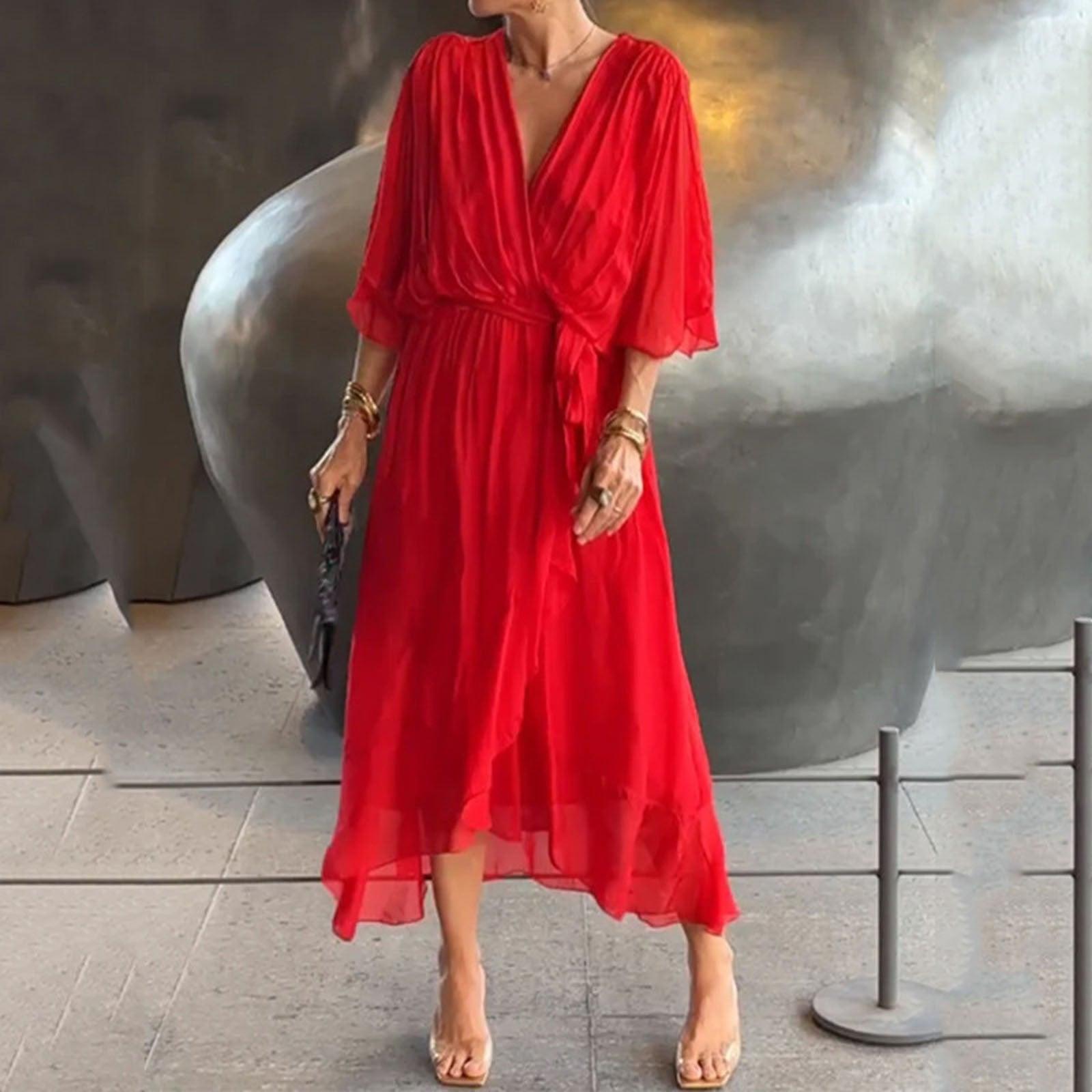 50% RABATT TEMPORÄR | Callista™ | Stilvolles Chiffon-Kleid - MODLIA