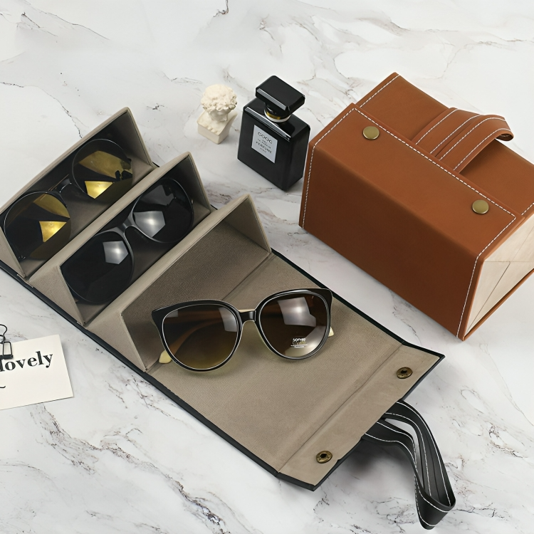 50% DE REMISE TEMPORAIRE | SunniesVault™ | Organisateur de lunettes portable