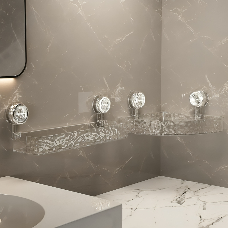 50 % DE RABAIS TEMPORAIRE | LuxeShelf™ | Organisateur de douche à ventouse luxueux