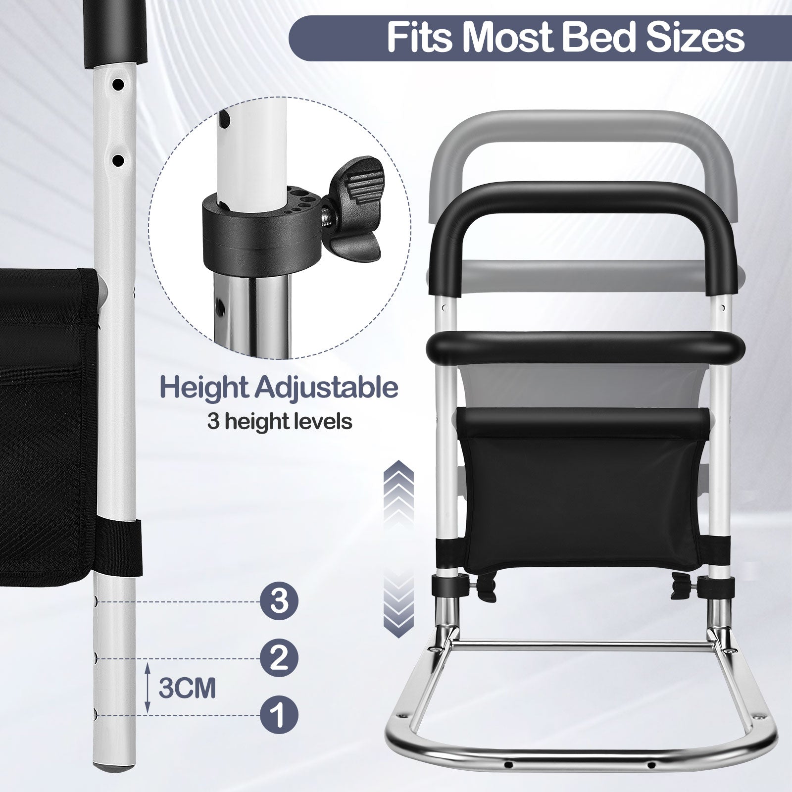 50 % DE REMISE TEMPORAIRE | BedAssist™ | Barrière de lit de sécurité