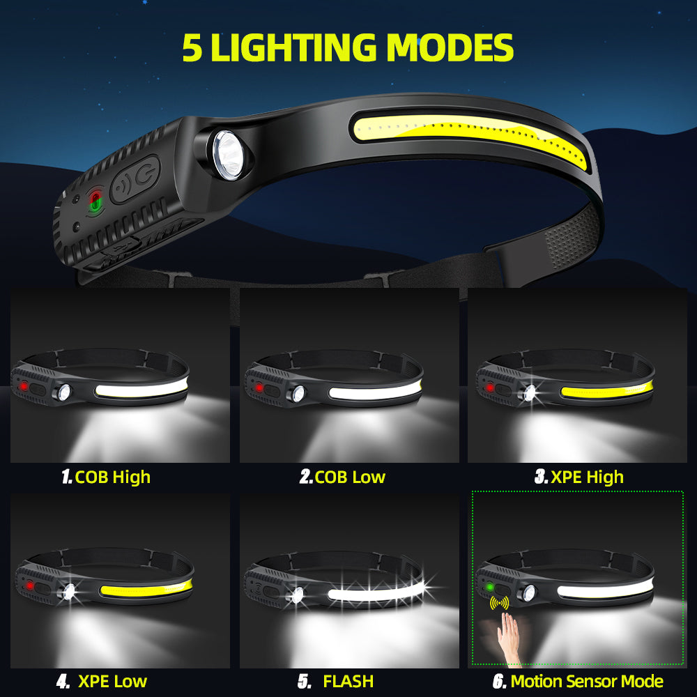 50% DE REMISE TEMPORAIRE | LightStride™ | Phares à LED avec capteur de vague