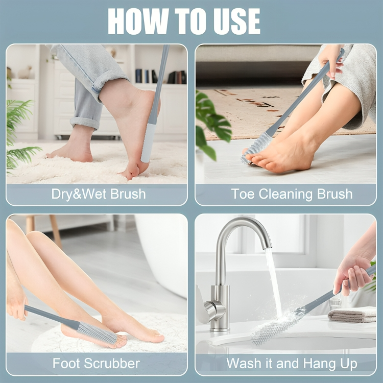1 + 1 GRATUIT AUJOURD'HUI | TidyToes™ | Brosse de nettoyage des orteils