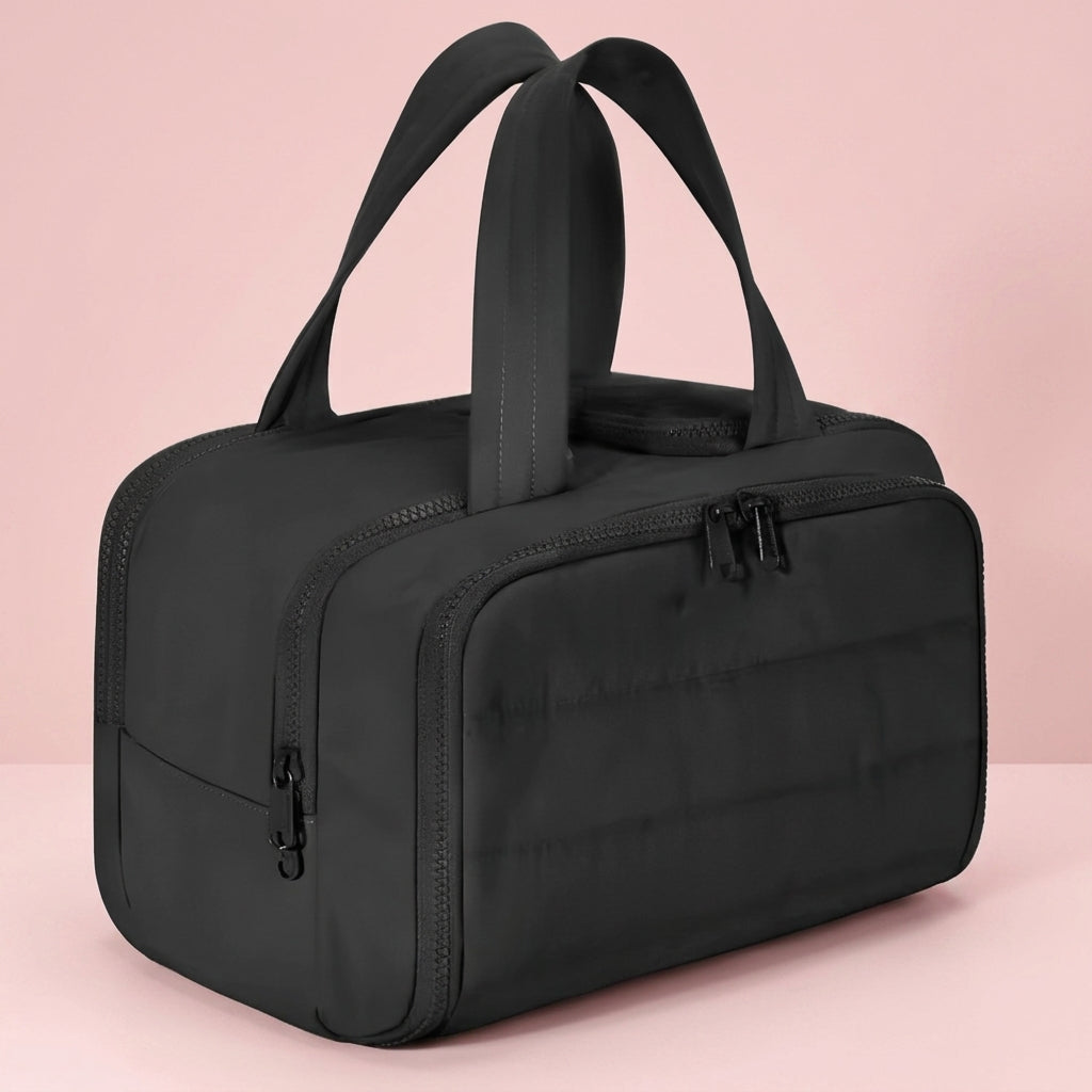 -50 % · OFFRE LIMITÉE · PuffPack™ · Vos articles de toilette toujours à portée de main !