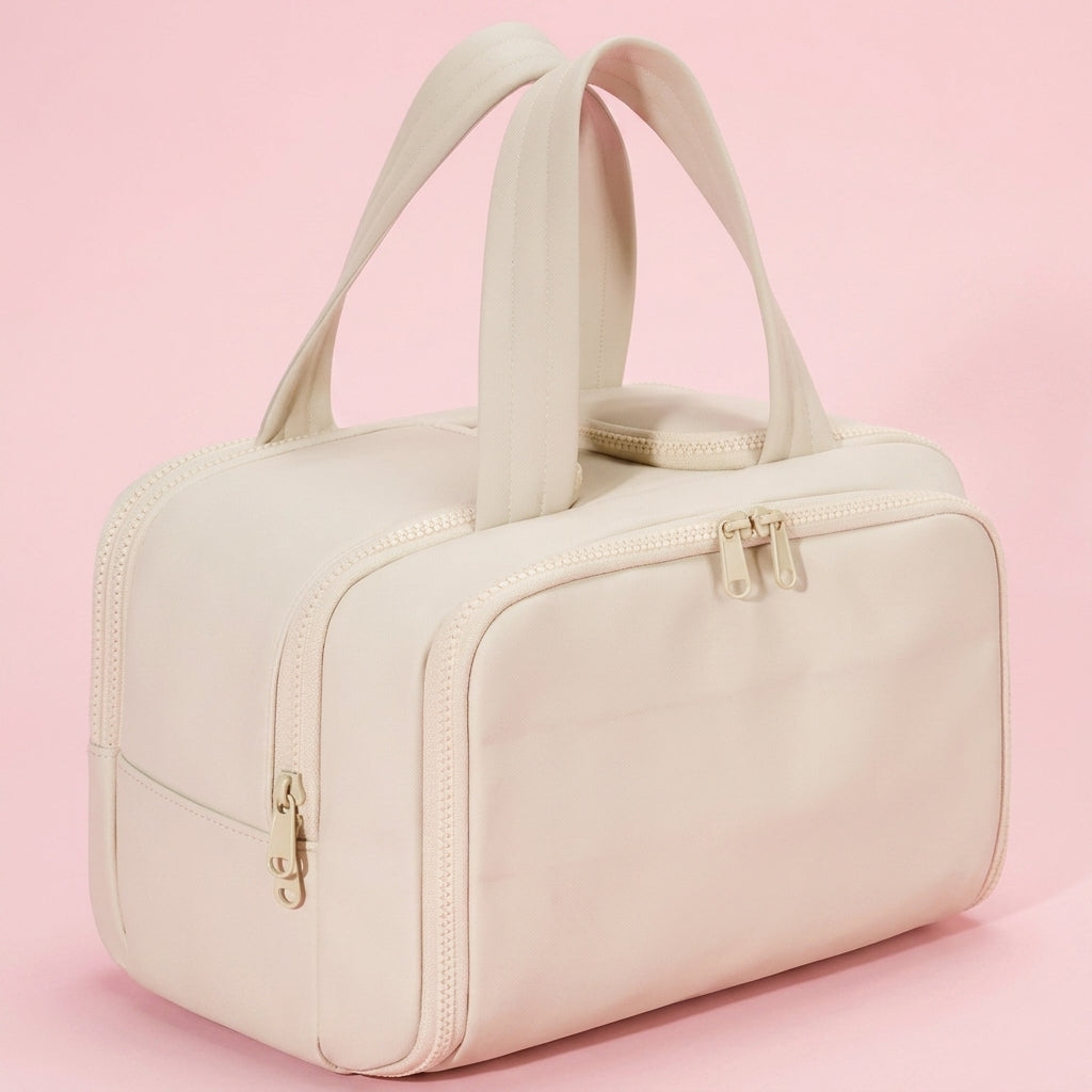 -50 % · OFFRE LIMITÉE · PuffPack™ · Vos articles de toilette toujours à portée de main !