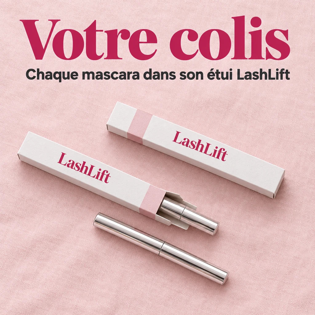 Votre colis : chaque mascara LashLift dans son étui