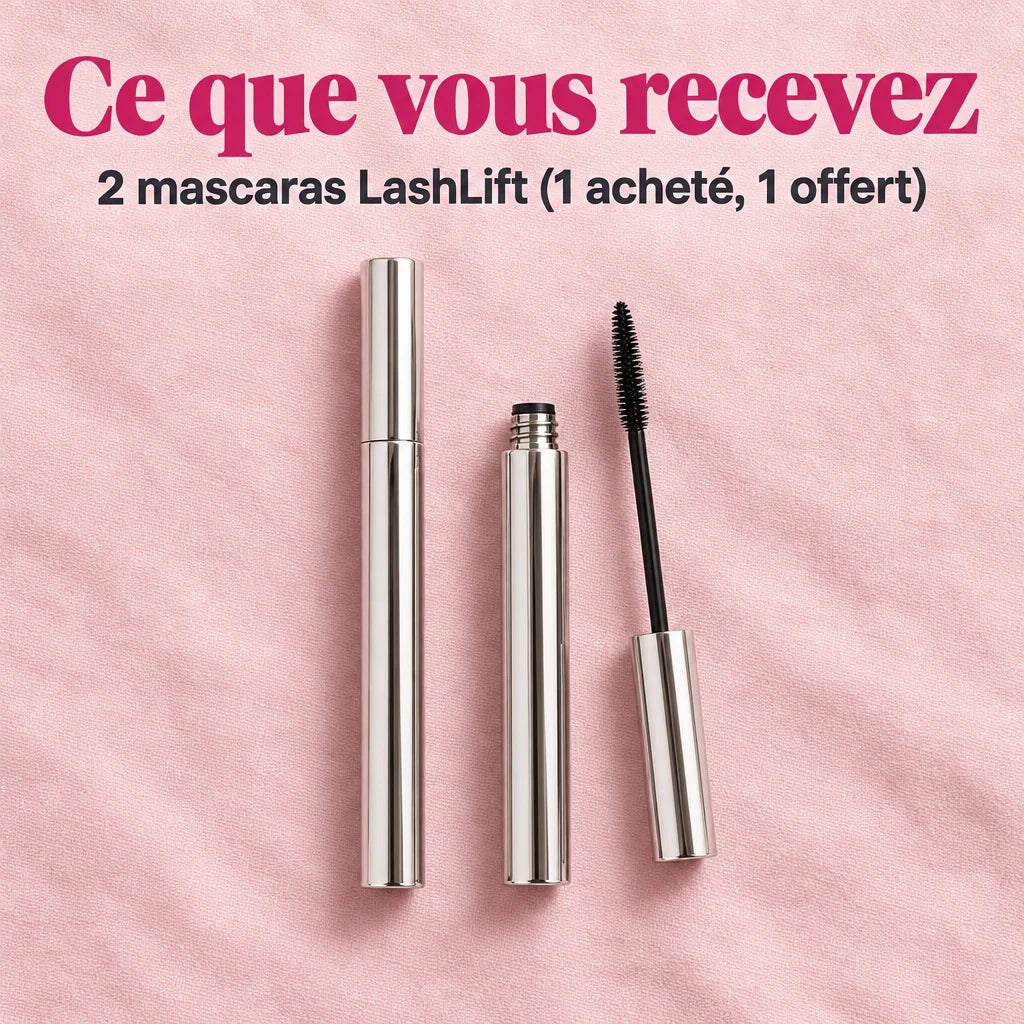 Ce que vous recevez : 2 mascaras LashLift, 1 acheté 1 offert