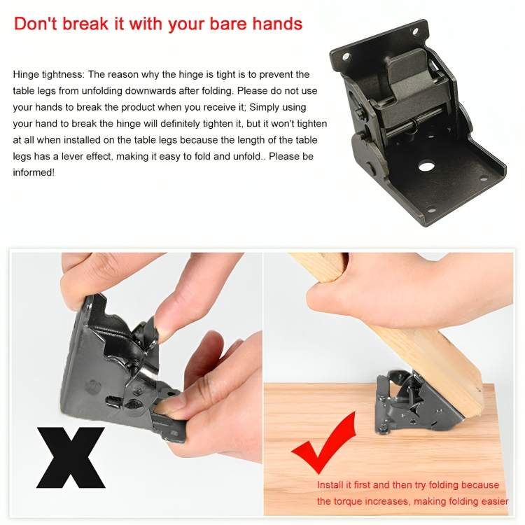 2 + 2 GRATUIT AUJOURD'HUI | LockNFold™ | Charnière pliante à verrouillage automatique